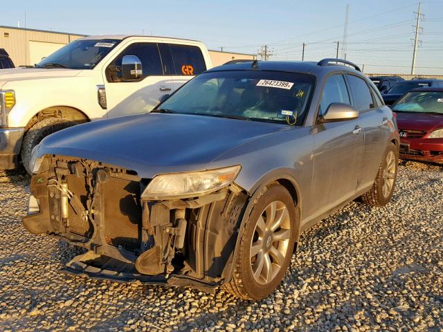 JNRAS08W86X210014 - 2006 INFINITI FX35 GRAY photo 2