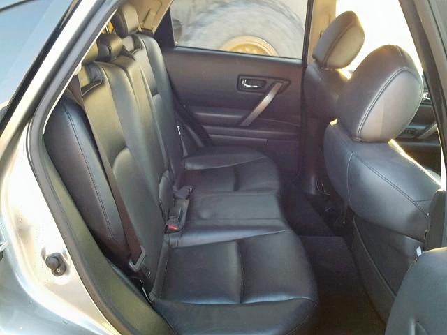 JNRAS08W86X210014 - 2006 INFINITI FX35 GRAY photo 6