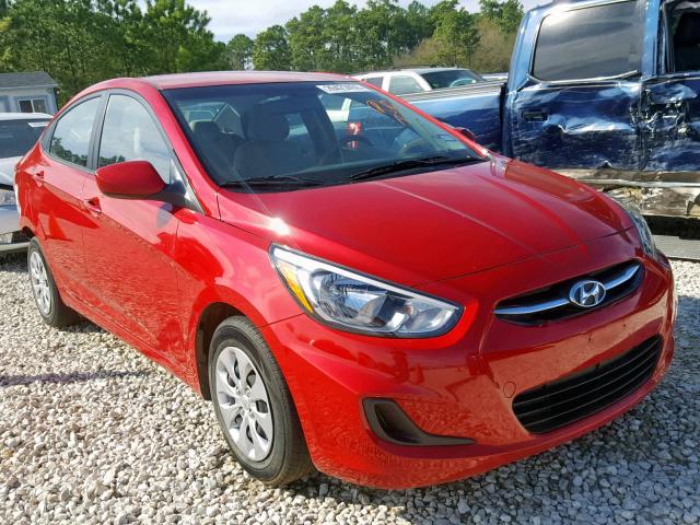 KMHCT4AE7GU080286 - 2016 HYUNDAI ACCENT SE RED photo 1