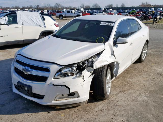 1G11C5SA0DF221804 - 2013 CHEVROLET MALIBU 1LT თეთრი ფოტო 2