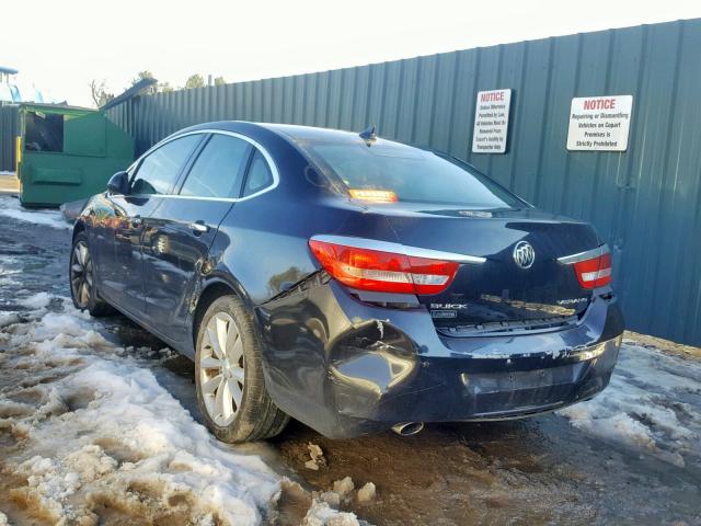 1G4PP5SK6D4212689 - 2013 BUICK VERANO GRAY photo 3