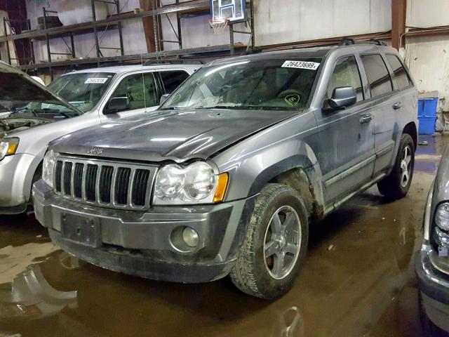 1J8GR48KX7C585656 - 2007 JEEP GRAND CHER GRAY photo 2