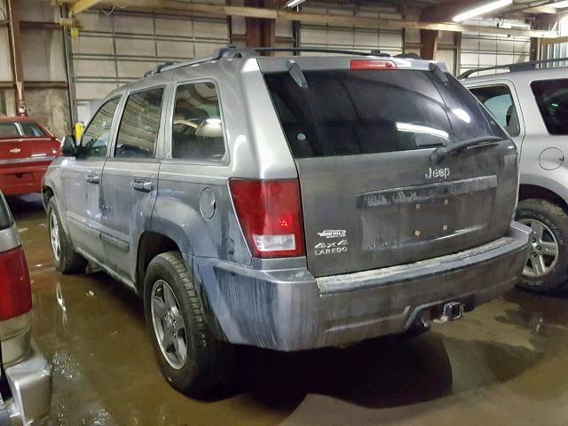 1J8GR48KX7C585656 - 2007 JEEP GRAND CHER GRAY photo 3