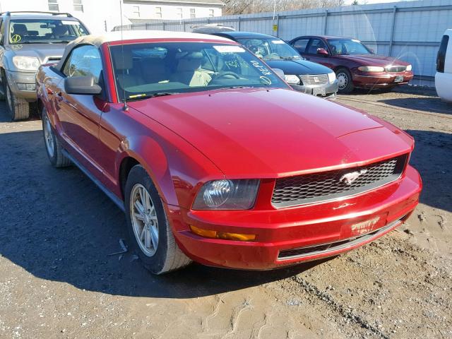 1ZVFT84N875296773 - 2007 FORD MUSTANG RED photo 1