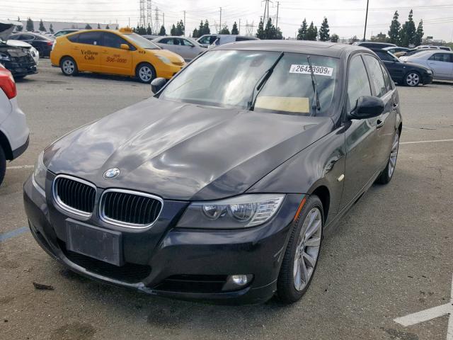 WBAPH5C55BA448367 - 2011 BMW 328 I SULE BLACK photo 2