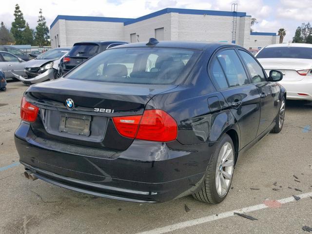 WBAPH5C55BA448367 - 2011 BMW 328 I SULE BLACK photo 4