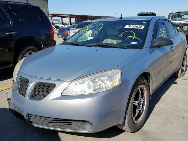 1G2ZF57BX84109679 - 2008 PONTIAC G6 VALUE L BLUE photo 2