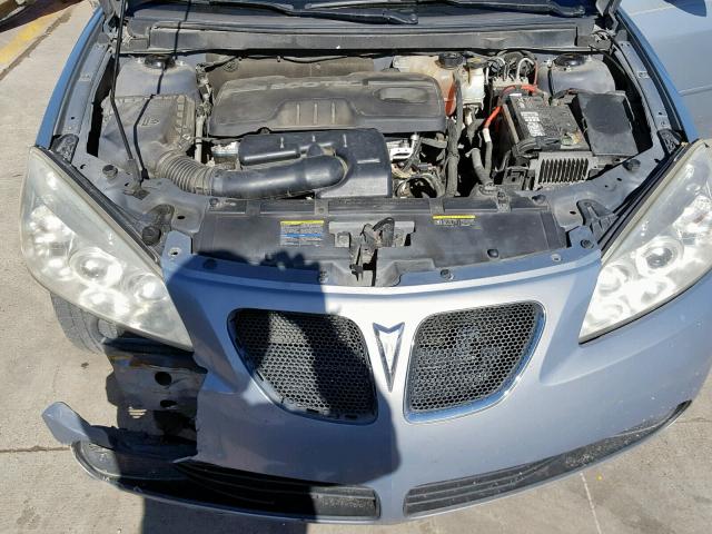 1G2ZF57BX84109679 - 2008 PONTIAC G6 VALUE L BLUE photo 7