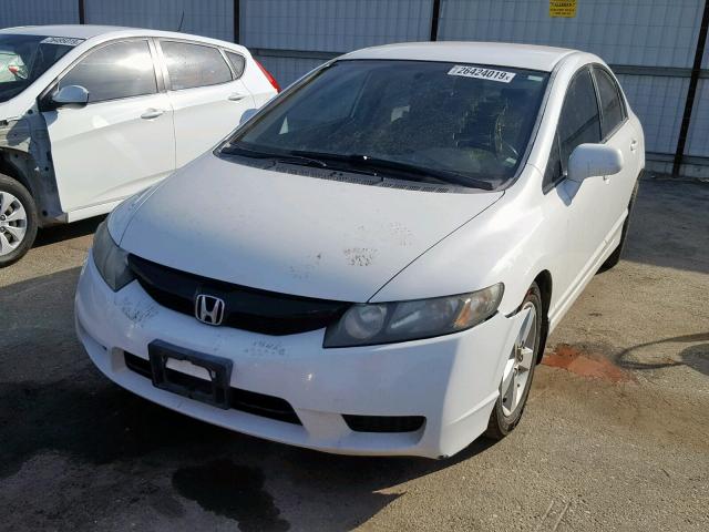 2HGFA1F61BH505182 - 2011 HONDA CIVIC LX-S WHITE photo 2