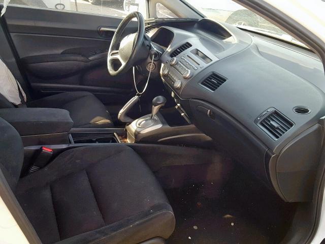 2HGFA1F61BH505182 - 2011 HONDA CIVIC LX-S Սպիտակ լուսանկար 5