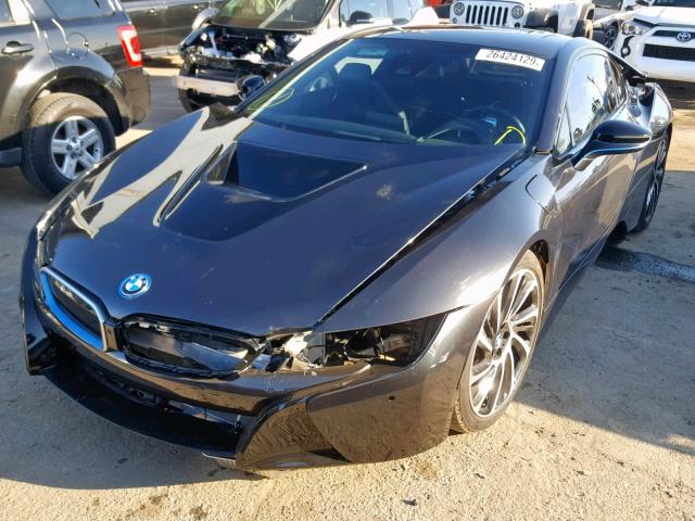 WBY2Z2C52FV674355 - 2015 BMW I8 CHARCOAL photo 2