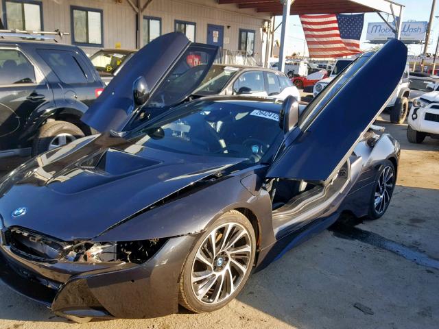 WBY2Z2C52FV674355 - 2015 BMW I8 CHARCOAL photo 9