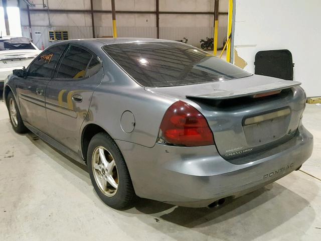 2G2WS522X41236685 - 2004 PONTIAC GRAND PRIX GRAY photo 3