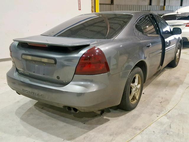 2G2WS522X41236685 - 2004 PONTIAC GRAND PRIX GRAY photo 4