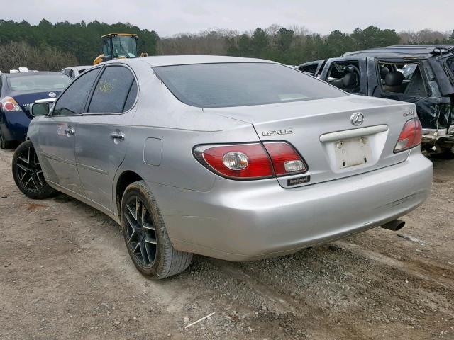 JTHBF30G530149108 - 2003 LEXUS ES 300 SILVER photo 3