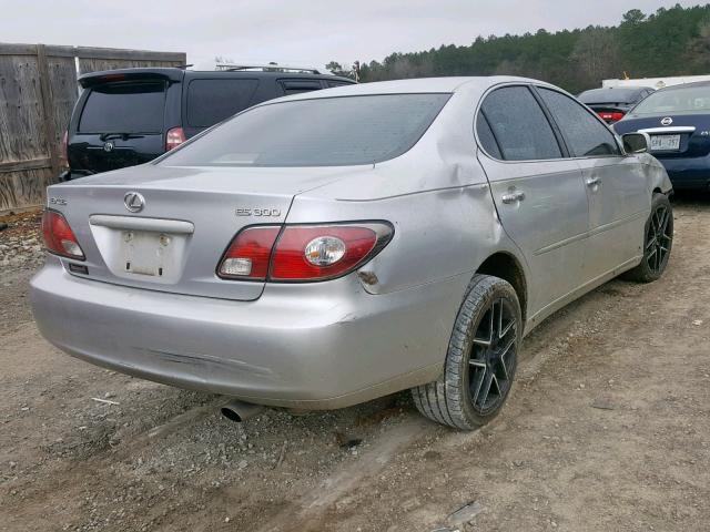 JTHBF30G530149108 - 2003 LEXUS ES 300 SILVER photo 4