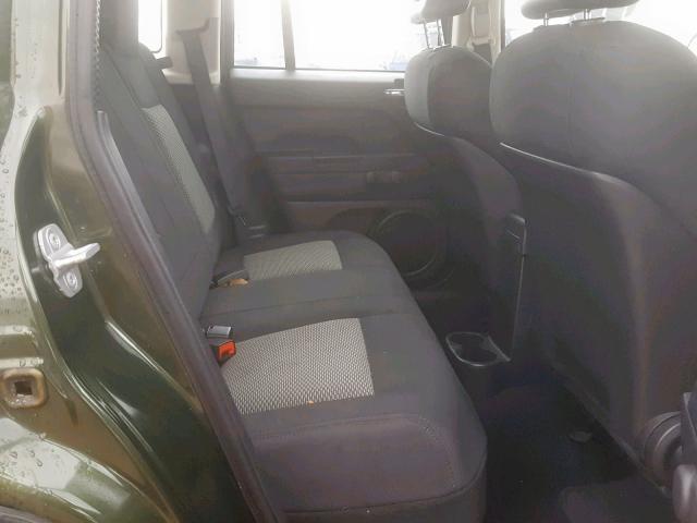 1J8FF47W68D714495 - 2008 JEEP COMPASS SP მწვანე ფოტო 6