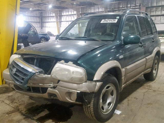 JS3TD62VX24159568 - 2002 SUZUKI GRAND VITA GREEN photo 2