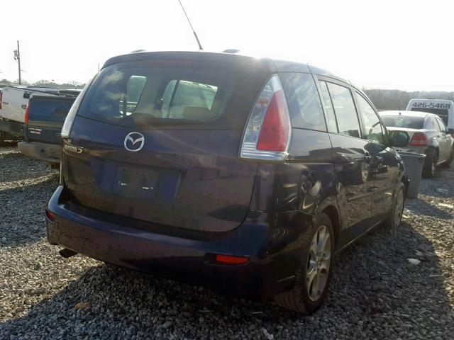 JM1CR293480303516 - 2008 MAZDA 5 BLUE photo 4