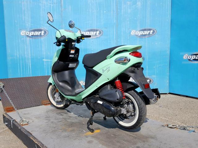 RFVPAC90XG1003238 - 2016 GENUINE SCOOTER CO. BUDDY 170I GREEN photo 3