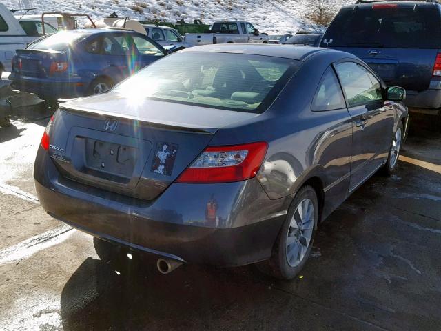 2HGFG1B86AH504968 - 2010 HONDA CIVIC EX GRAY photo 4