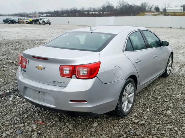 1G11F5SL2FF302847 - 2015 CHEVROLET MALIBU LTZ 银色 照片 4