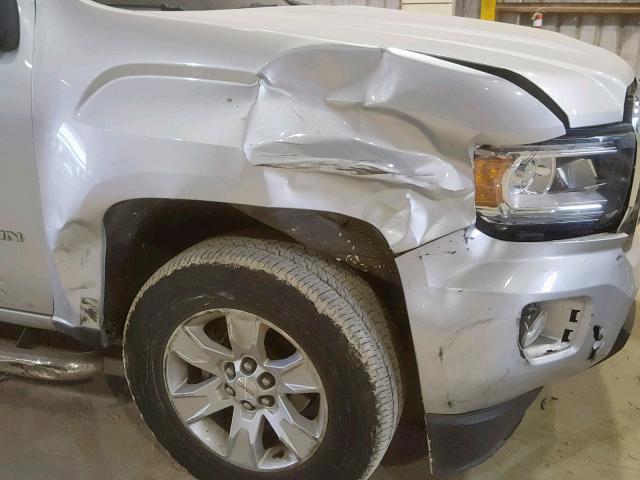 1GTH5CEA6G1387732 - 2016 GMC CANYON SLE SILVER photo 9