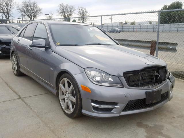 WDDGF4HB6CR210182 - 2012 MERCEDES-BENZ C 250 GRAY photo 1