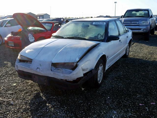 1G8ZH5283SZ264015 - 1995 SATURN SL1 WHITE photo 2