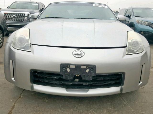 JN1AZ36A55M757166 - 2005 NISSAN 350Z ROADS SILVER photo 9