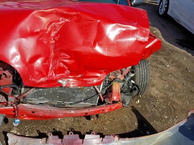 1G1JC524127417543 - 2002 CHEVROLET CAVALIER B RED photo 9