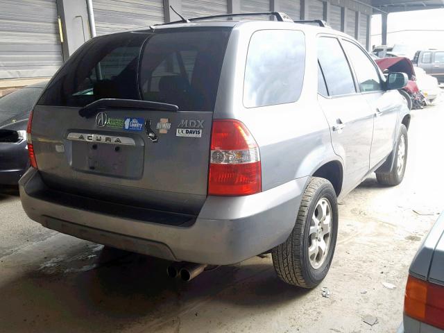 2HNYD18631H514406 - 2001 ACURA MDX TOURIN GRAY photo 4