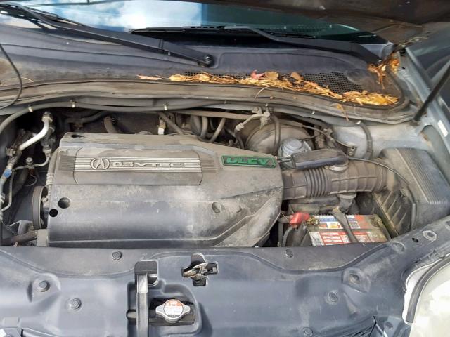 2HNYD18631H514406 - 2001 ACURA MDX TOURIN GRAY photo 7