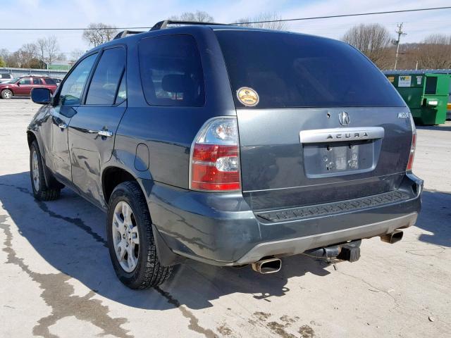 2HNYD18806H539031 - 2006 ACURA MDX TOURIN BLUE photo 3