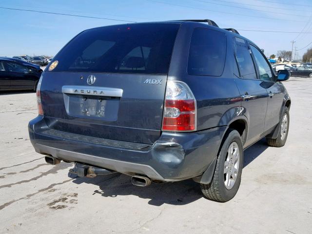 2HNYD18806H539031 - 2006 ACURA MDX TOURIN BLUE photo 4