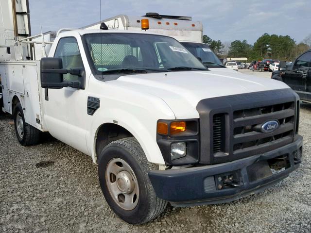 1FDWF30508EC54971 - 2008 FORD F350 SRW S WHITE photo 1