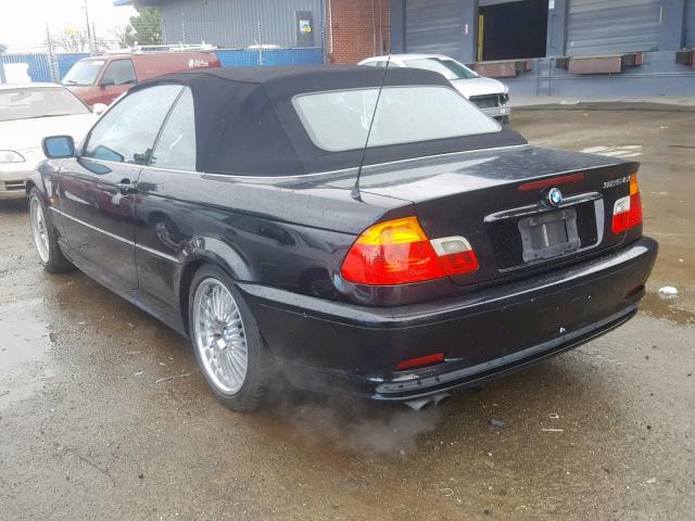 WBABS33411JY57973 - 2001 BMW 325 CI BLACK photo 3