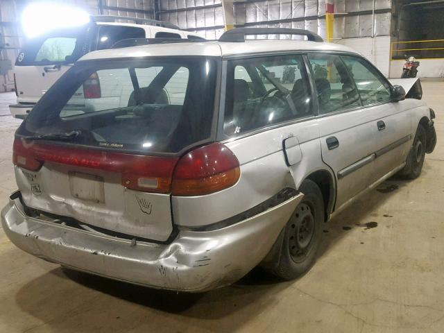 4S3BK6357S7319774 - 1995 SUBARU LEGACY L/O SILVER photo 4