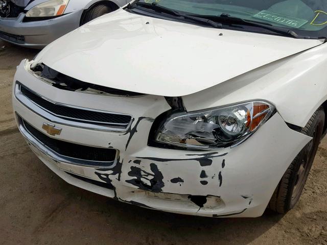 1G1ZG57B084272892 - 2008 CHEVROLET MALIBU LS WHITE photo 9