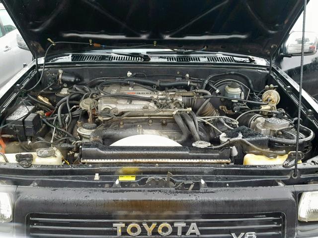 JT3VN39W9L0010406 - 1990 TOYOTA 4RUNNER VN BLACK photo 7