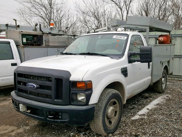 1FDSF30548EC15685 - 2008 FORD F350 SRW S WHITE photo 2