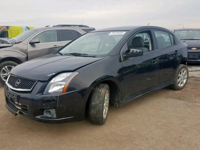 3N1AB6AP1CL663648 - 2012 NISSAN SENTRA 2.0 BLACK photo 2