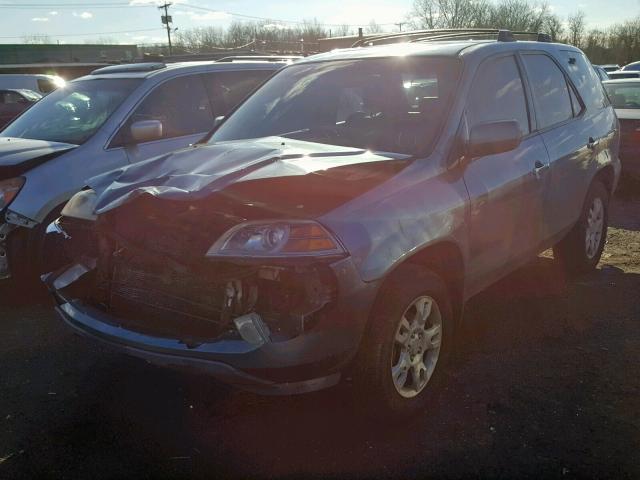 2HNYD18845H524479 - 2005 ACURA MDX TOURIN BLUE photo 2