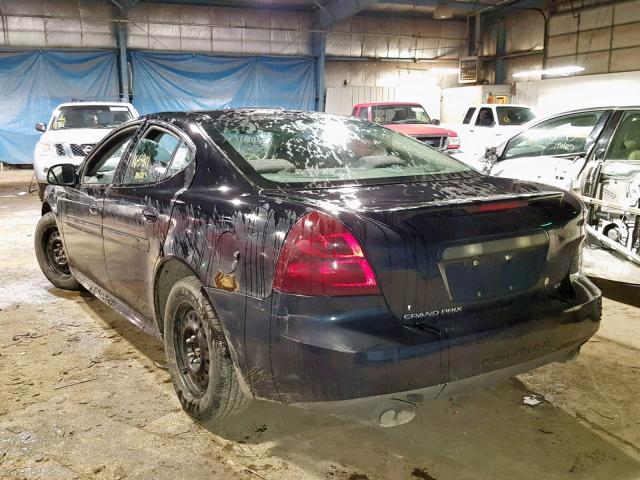 2G2WS522941370393 - 2004 PONTIAC GRAND PRIX BLACK photo 3
