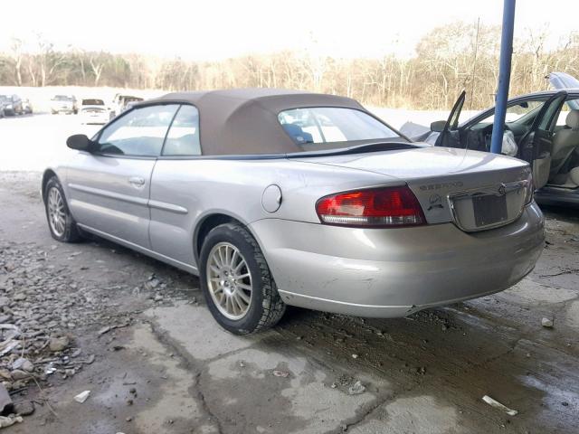 1C3EL55R15N635468 - 2005 CHRYSLER SEBRING TO SILVER photo 3