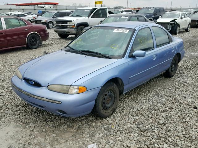 1FALP653XSK177666 - 1995 FORD CONTOUR GL BLUE photo 2