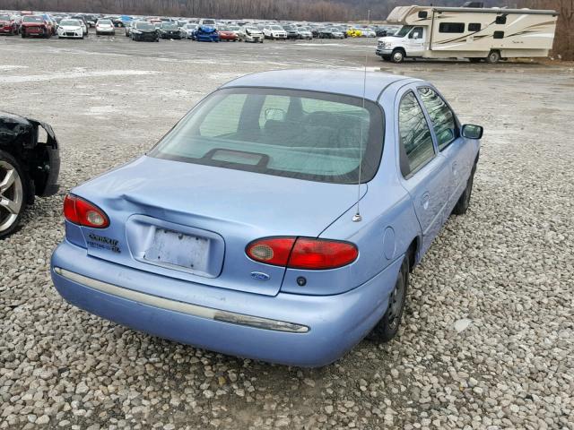 1FALP653XSK177666 - 1995 FORD CONTOUR GL BLUE photo 4