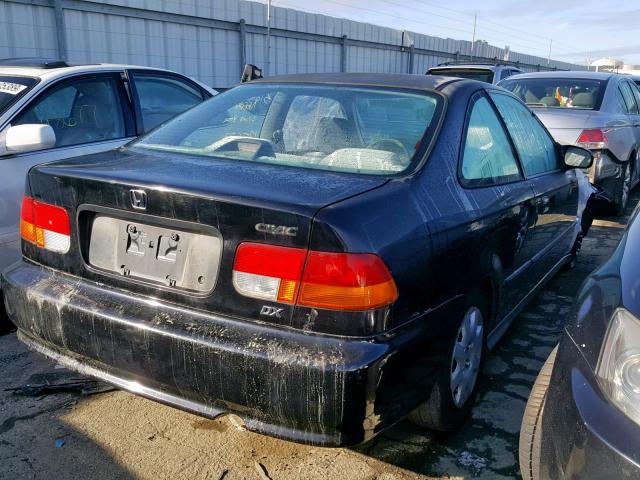 1HGEJ6227WL103980 - 1998 HONDA CIVIC DX BLACK photo 4