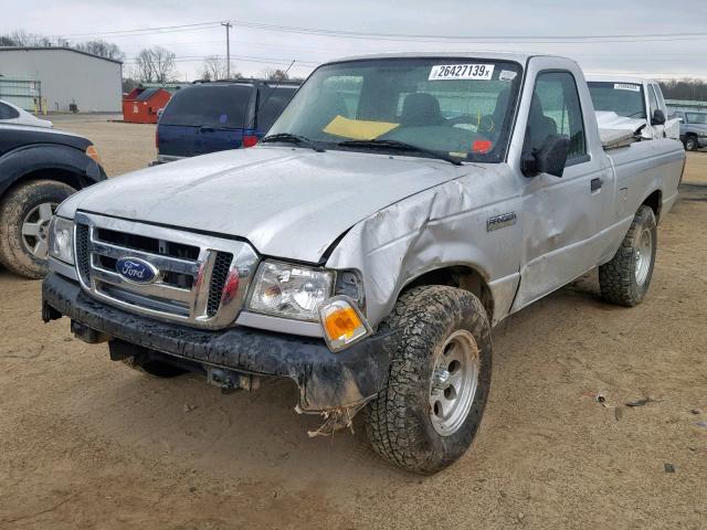 1FTYR10D28PA84732 - 2008 FORD RANGER SILVER photo 2