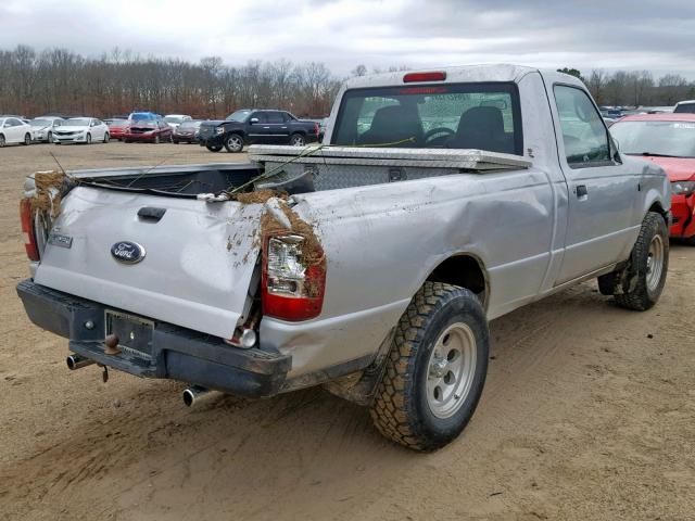 1FTYR10D28PA84732 - 2008 FORD RANGER SILVER photo 4